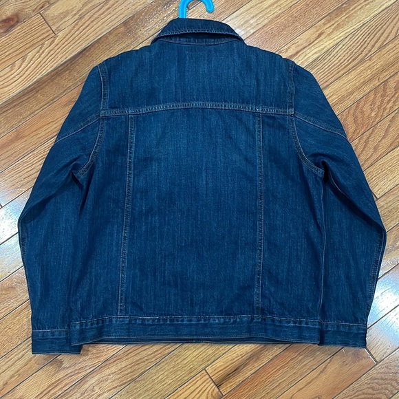Children’s Place Jean jacket for boys. Size L/G 10/12 EUC dark blue - Picture 3 of 4